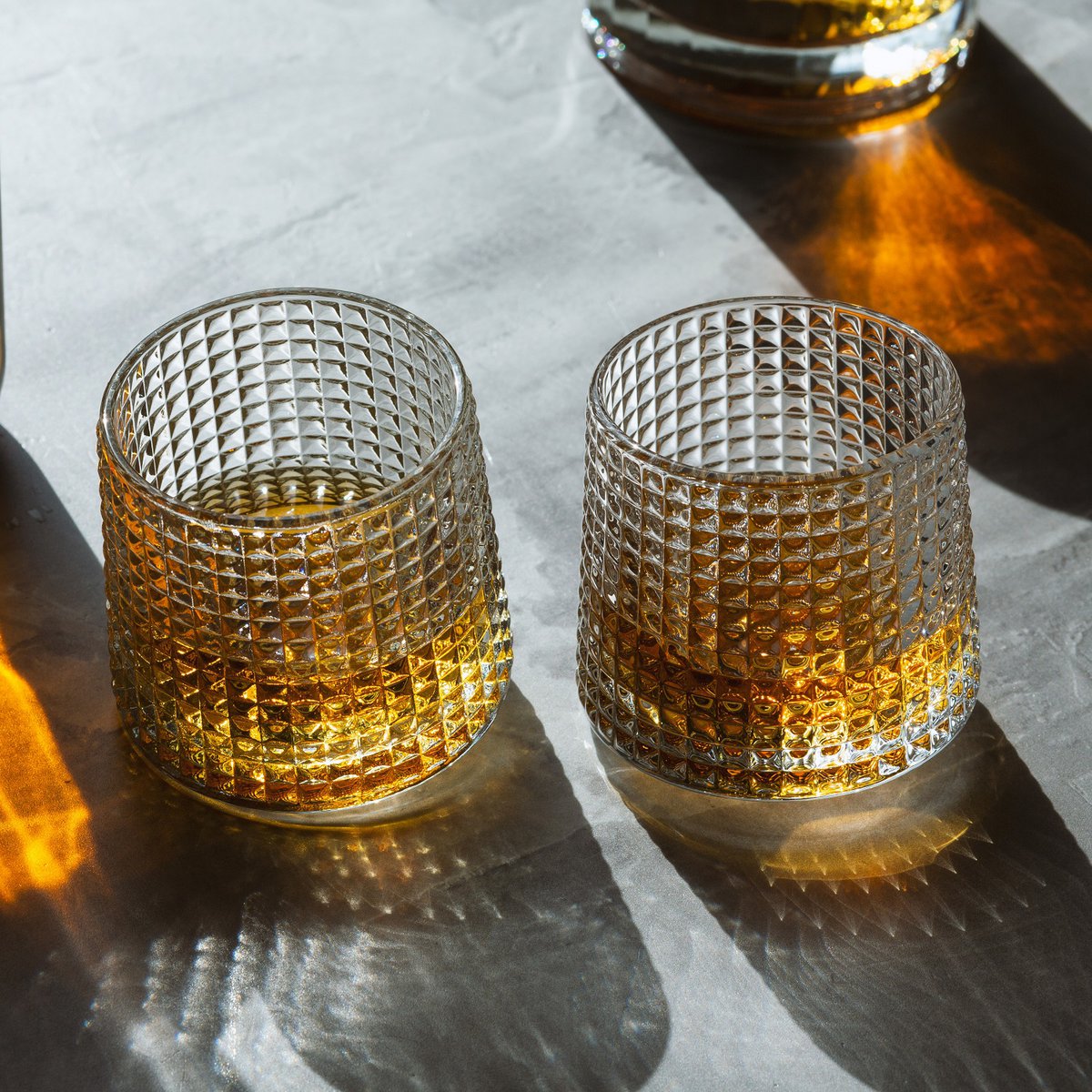 Whiskyglazen set van 2 borosilicaat glas