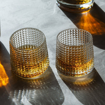 Whiskyglazen set van 2 borosilicaat glas