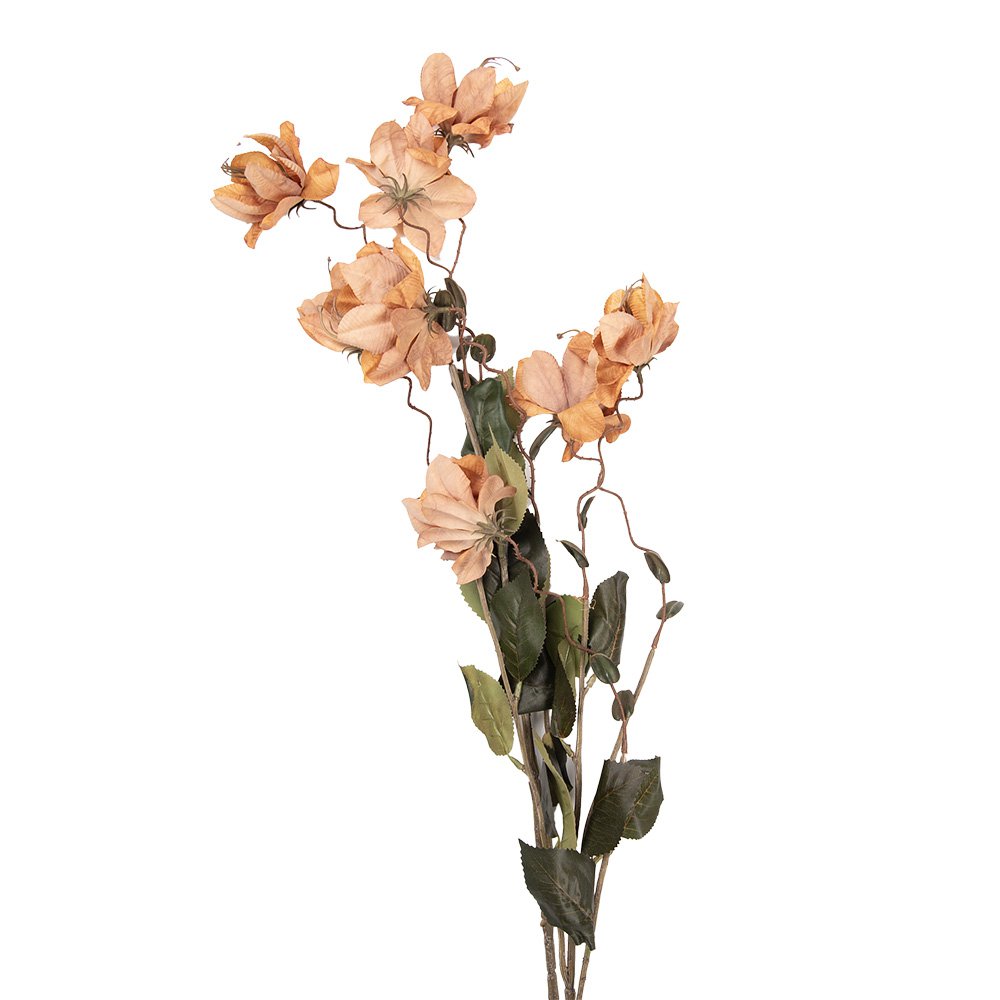 Kunstbloem 120 cm Bruin Kunststof