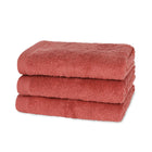 Gastendoek 30x50 cm steenrood katoen 500 g/m²