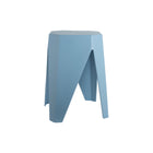 Kruk blauw PP-plastic 29x29x47 cm