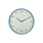 Wall clock upholstered numbers