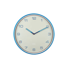 Wall clock upholstered numbers