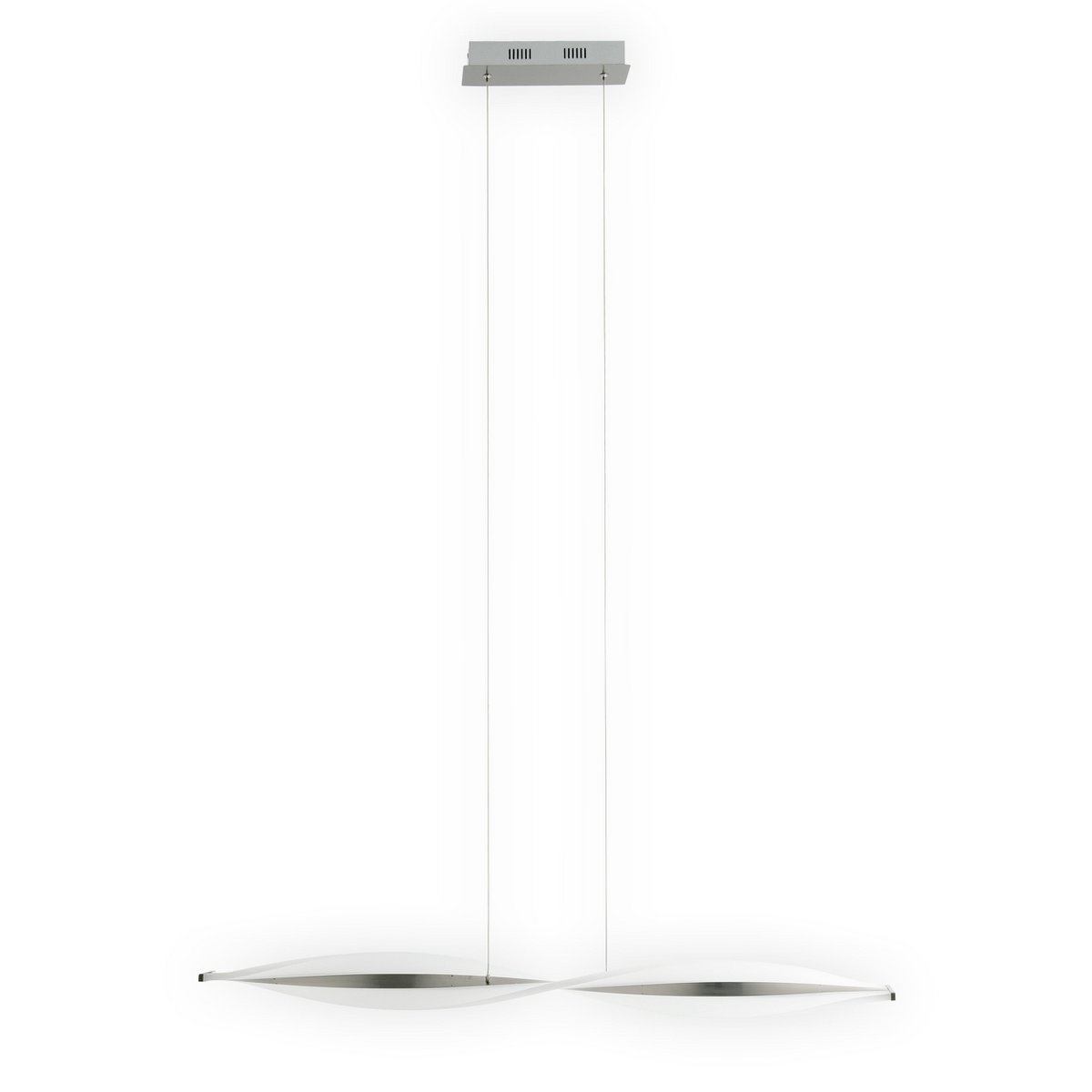 LED hanglamp Nina 115x10x150 cm zilver