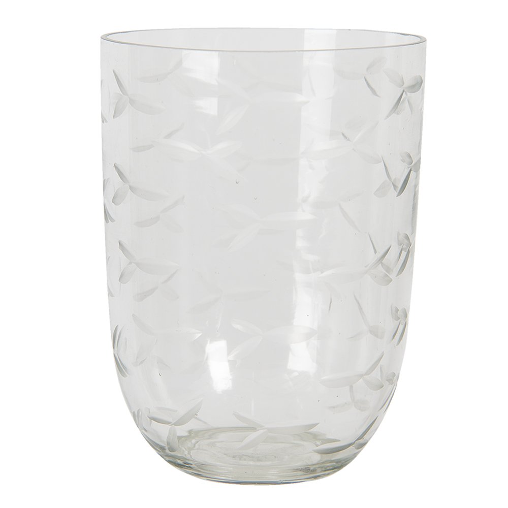 Tealight holder Ø 8x11 cm Glass Tealight Holder