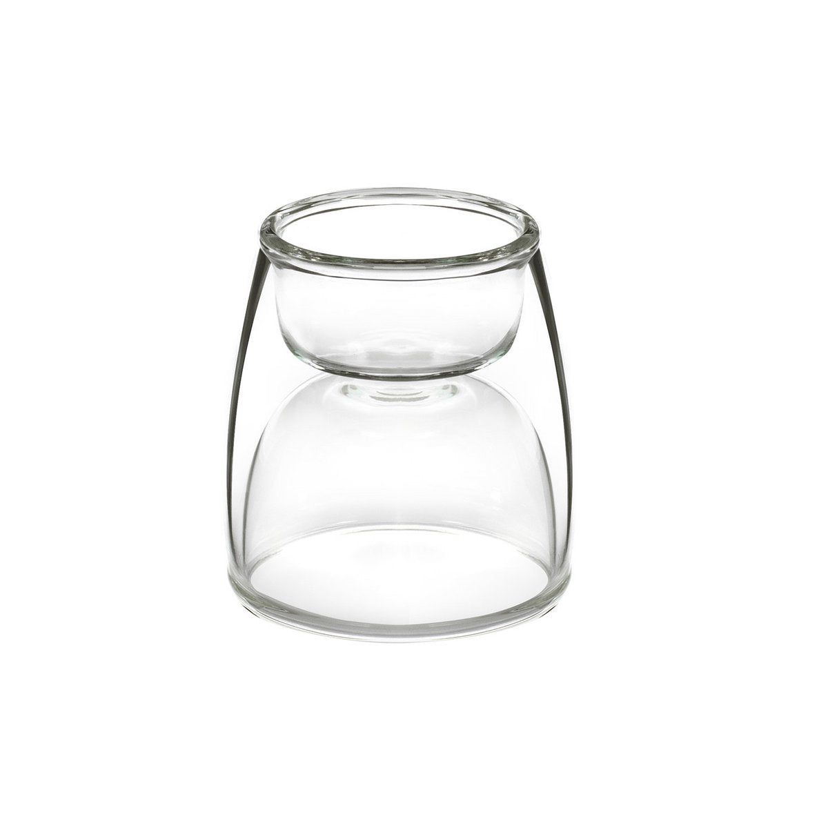 Espressokop 2-in-1 omkeerbaar keramiek glas