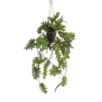Kunstplant Philodendron 80 cm hangplant