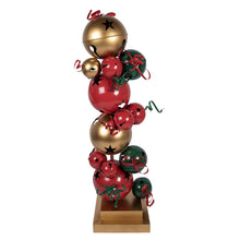 Christmas Decoration Figure 43x40x150 cm Red Green Metal