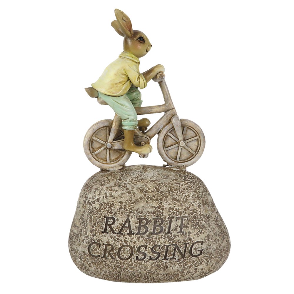 Figure Rabbit 20 cm Grey Plastic Home Accessories