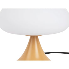Paddestoel tafellamp 21 cm geel
