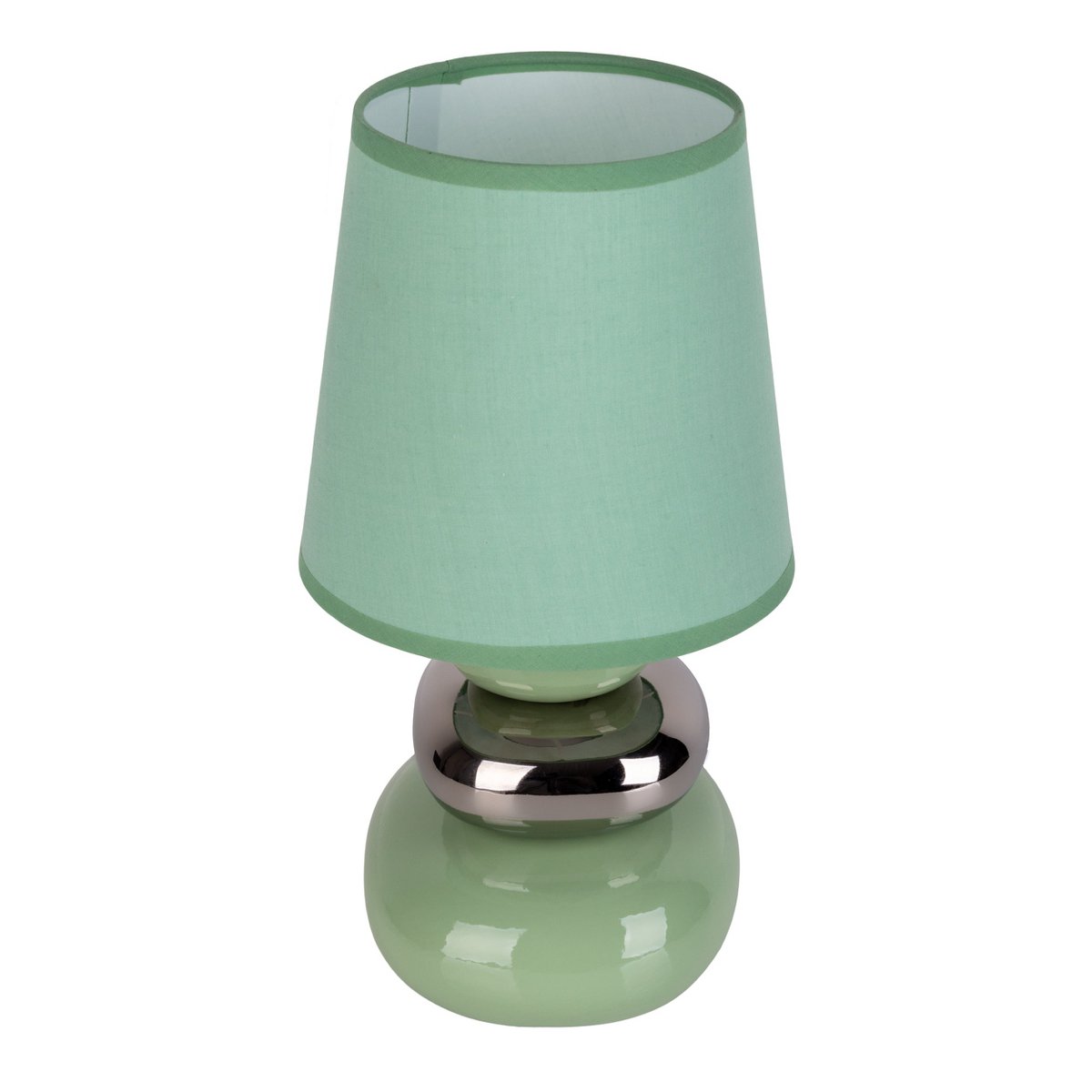 Ceramic table lamp "Stoney" Mint - Classic - Table Lay - - Mint - E14 - No information