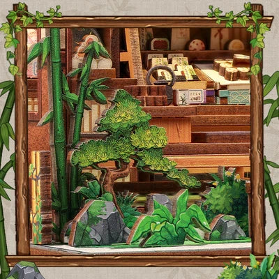 3D DIY huisje 14x14x19 cm hout