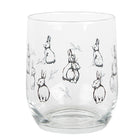 Waterglas 300 ml transparant glas konijn