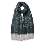 Sjaal 68x180 cm polyester zwart