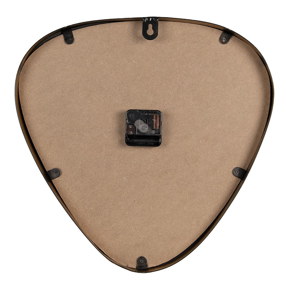 Wandklok 38 cm Bruin IJzer Muurklok
