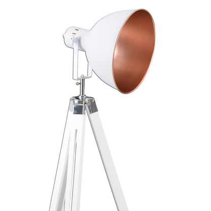 Christie Staande Lamp Metaal Wit E27 Hoogte 90 130 Cm