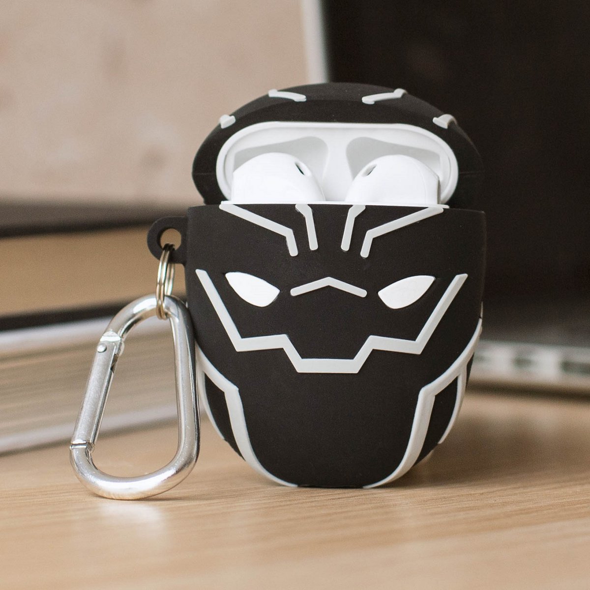 PowerSquad - 3D AirPods Case - Black Panther