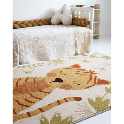 Tiger silly children's rug