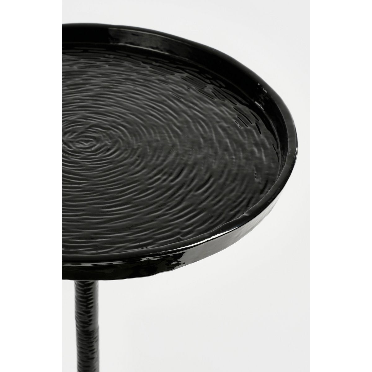 Colin Bijzettafel Gerecycled Aluminium Zwart FSC Gemaakt