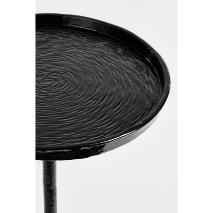 Colin Bijzettafel Gerecycled Aluminium Zwart FSC Gemaakt
