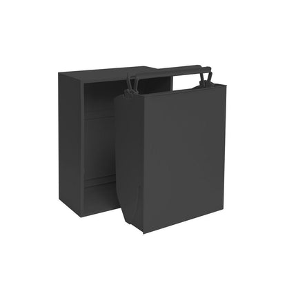 Recyclingbox gerecycled plastic zwart
