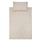 Kinder overtrekset linnen 90x135 cm zandkleur