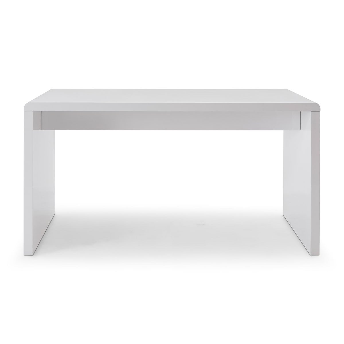 Bureau 160x70x75 cm wit MDF hoogglans