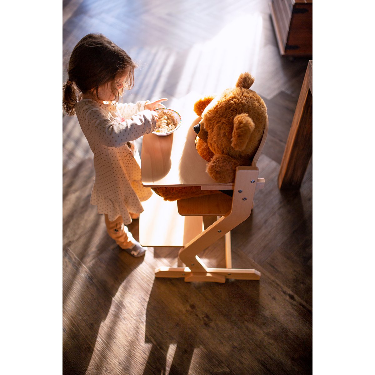 tiSsi® table NATURAL beech for high chair