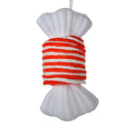 Kersthanger snoep 11x8x20 cm wit rood