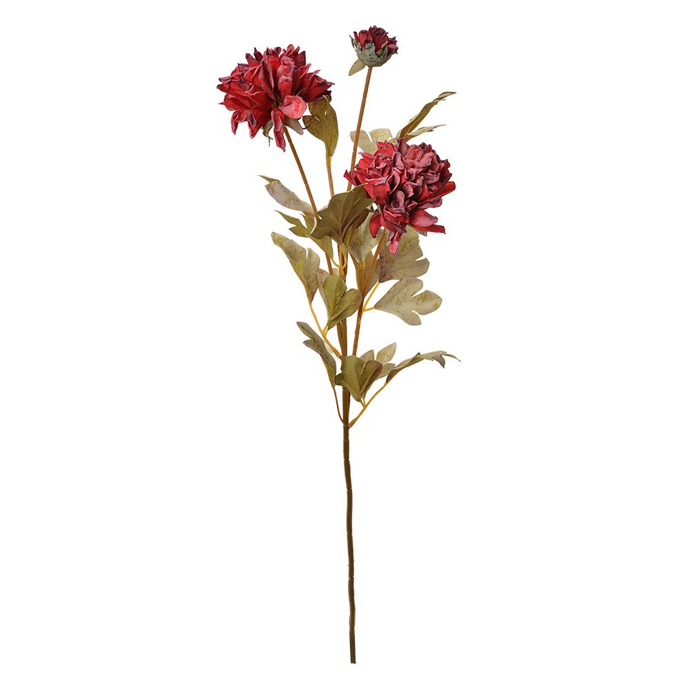 Kunstbloem 68 cm Rood Kunststof