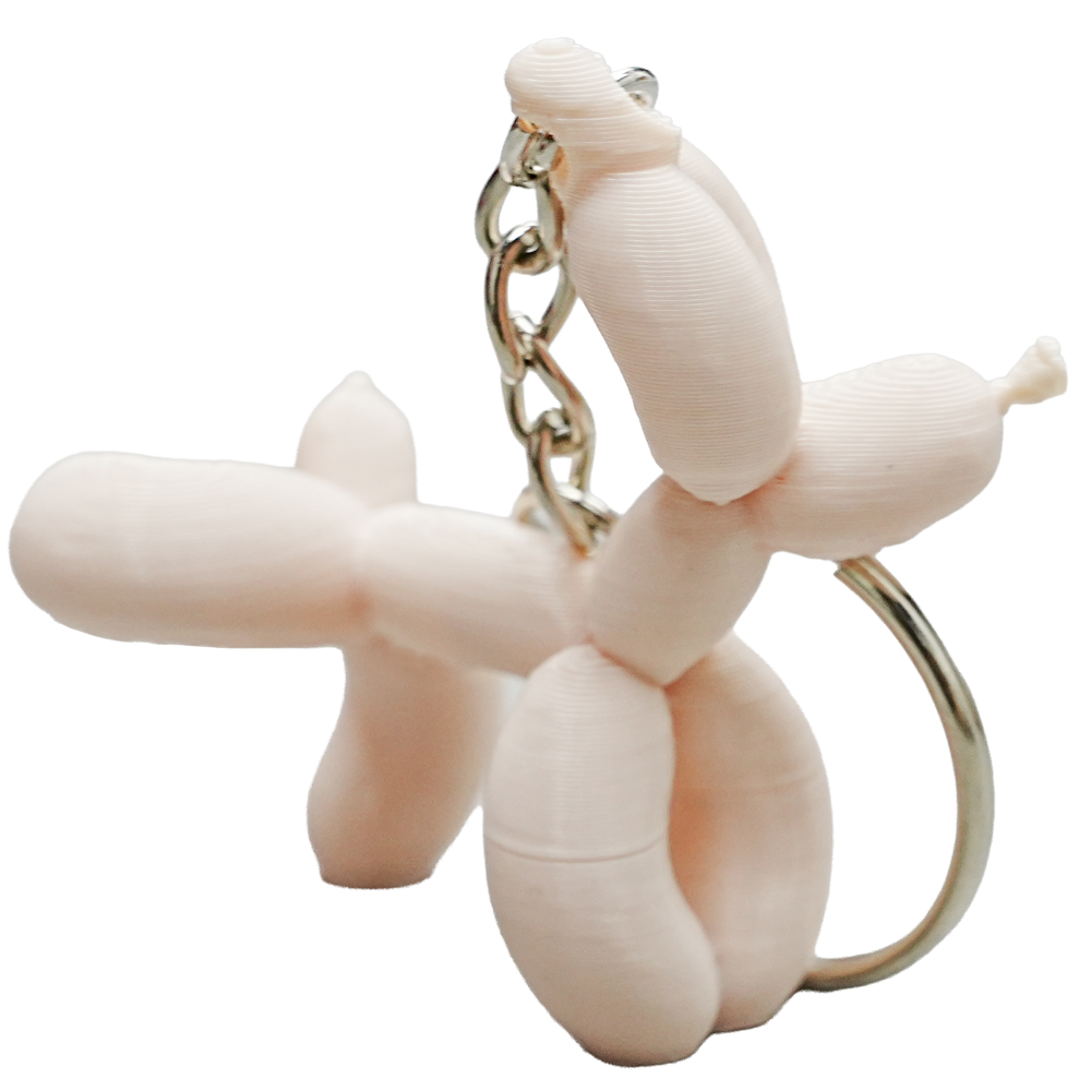 Sleutelhanger ballon hond plassend PLA