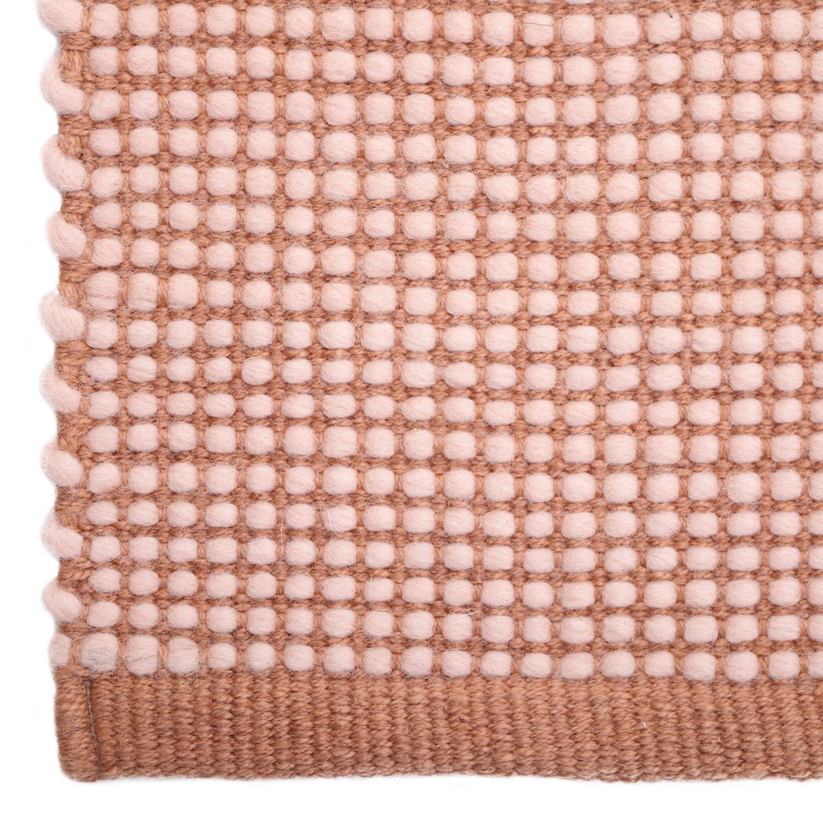 Vloerkleed wol 160x230 cm nude kurkbruin