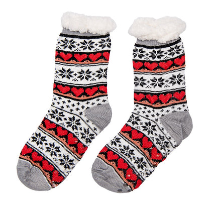 Kerstsokken set 12 stuks one size meerkleurig synthetisch