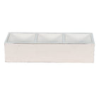 Houten kistje 33x12x7 cm wit