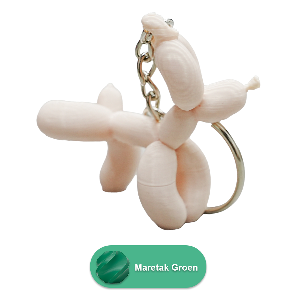 Sleutelhanger ballon hond plassend PLA
