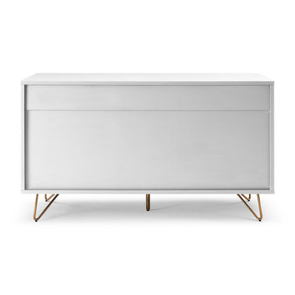 Wide chest of drawers with 6 drawers