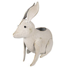 Plantenhouder konijn 40 cm beige metaal
