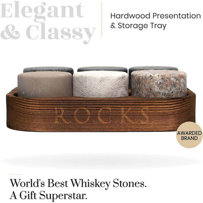 Whisky stenen 6 stuks graniet