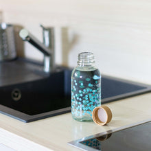 PURE GELUK Glazen fles van 0,4 l