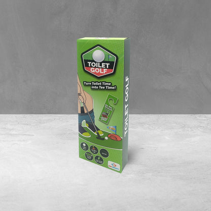 Toiletminigolfspel groen 43x15x6 cm