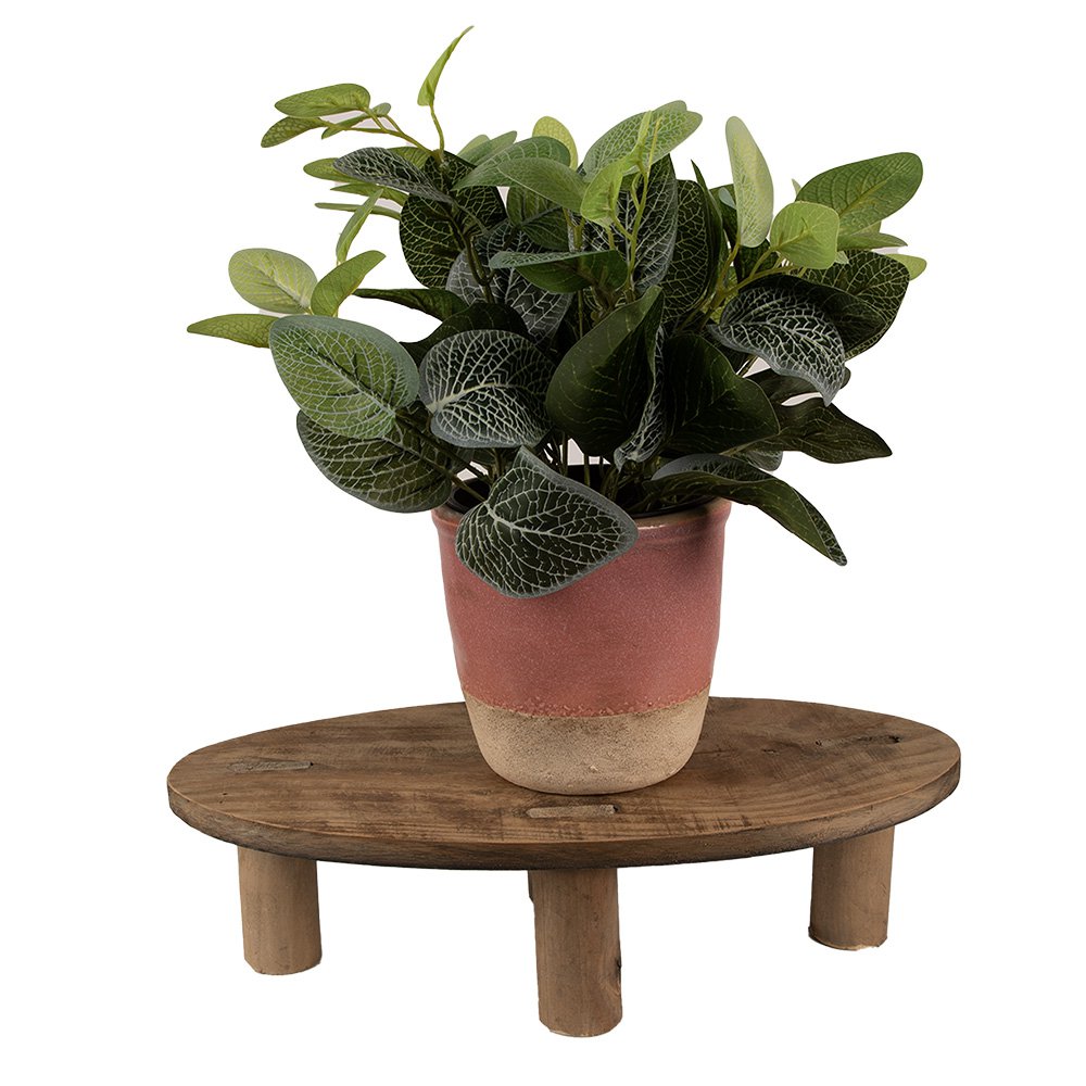Plantenstandaard 40x20x11 cm bruin hout