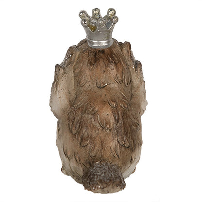 Decoratie Beeld Vogel 8 cm Beige Polyresin