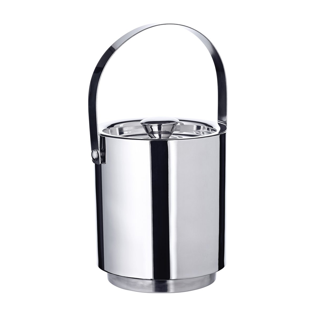 IJsemmer 16 cm roestvrij staal zilver met deksel tang