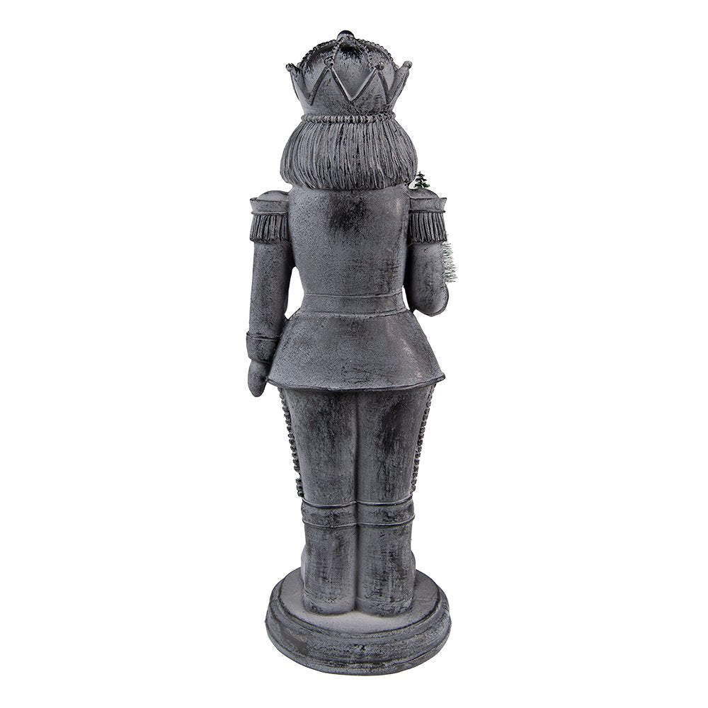 Nutcracker Figurine 32 cm Grey Plastic Christmas Decoration