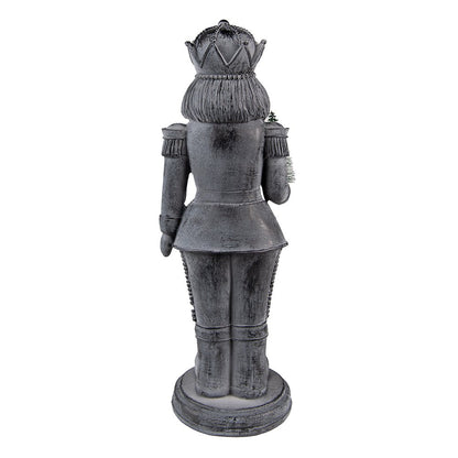 Nutcracker Figurine 32 cm Grey Plastic Christmas Decoration