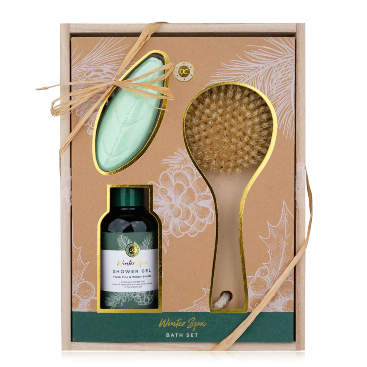Green-Goose giftset badolie lotion geurkaars massage stick