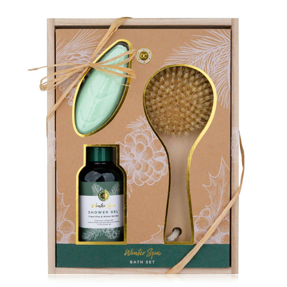 Green-Goose giftset badolie lotion geurkaars massage stick