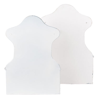 Planthouder set beige ijzer 26x14x37 cm