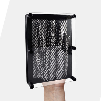 Nagelbord 18x13x4.5 cm zwart zilver
