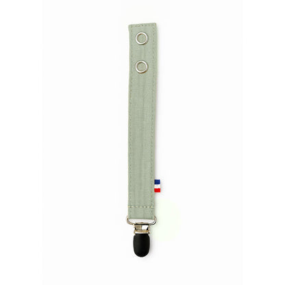 Fopspeenclip biologisch katoen groen 170x25 mm